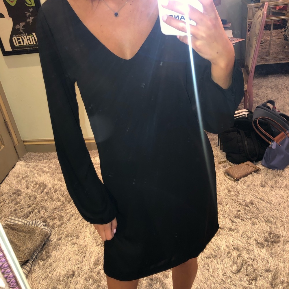 Black Chiffon Dress